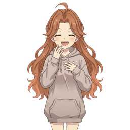 Mina laughing during conversation